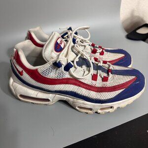 Nike Air Max 95 USA - CJ9926-100 shoes mens size 11.5 red white blue